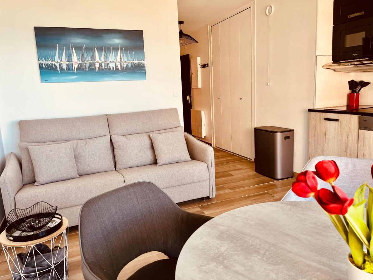 Studio, vue mer à 150m de la plage Trouville-sur-Mer Esterno foto